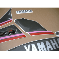 AUTOCOLLANT Yamaha FZR 1000 Year 1991 BLACK-GREY