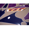 ADESIVO YAMAHA YZF-750R YEAR 1993 GREEN PURPLE ORANGE