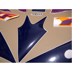 Stickers YAMAHA YZF-750R YEAR 1993 GREEN PURPLE ORANGE