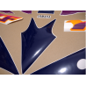 ADESIVI YAMAHA YZF-750R YEAR 1993 GREEN PURPLE ORANGE