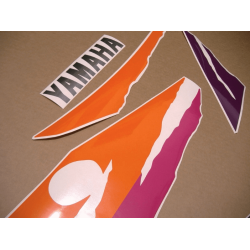 Stickers YAMAHA YZF-750R YEAR 1993 GREEN PURPLE ORANGE