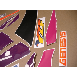 AUFKLEBER YAMAHA YZF-750R YEAR 1994 WHITE PURPLE