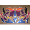 AUFKLEBER YAMAHA YZF-750R YEAR 1994 WHITE PURPLE