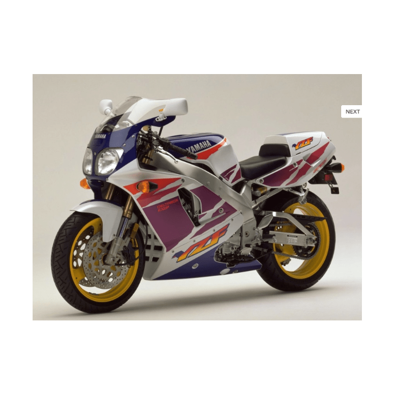 ADESIVI YAMAHA YZF-750R YEAR 1994 WHITE PURPLE