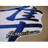 Aufkleber HAYABUSA BLUE SILVER YEAR 2020