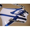 Adhesivo HAYABUSA BLUE SILVER YEAR 2020