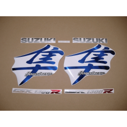 Aufkleber HAYABUSA BLUE SILVER YEAR 2020