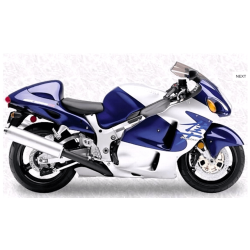 Autocollant SUZUKI HAYABUSA BLUE SILVER YEAR 2020