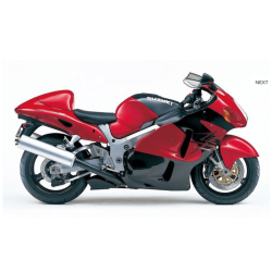 Stickers decals SUZUKI HAYABUSA 1999 RED BLACK