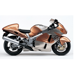 Stickers decals SUZUKI HAYABUSA 1999 GOLD SILVER