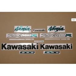STICKERS KAWASAKI ZX10R 2011-2016 Black Chameleon