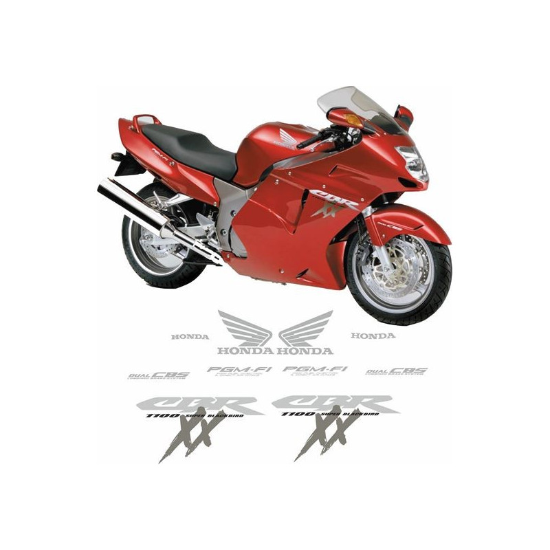 Adhesivos HONDA BLACKBIRD CBR-1100XX YEAR 2000-2004
