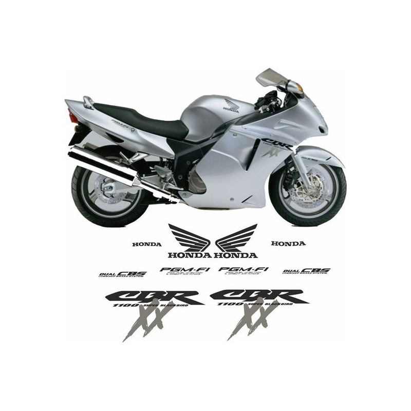 DECALS HONDA BLACKBIRD CBR-1100XX YEAR 2000-2004