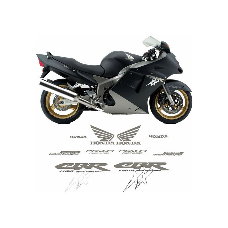 AUFKLEBER HONDA BLACKBIRD CBR-1100XX YEAR 2005-2007