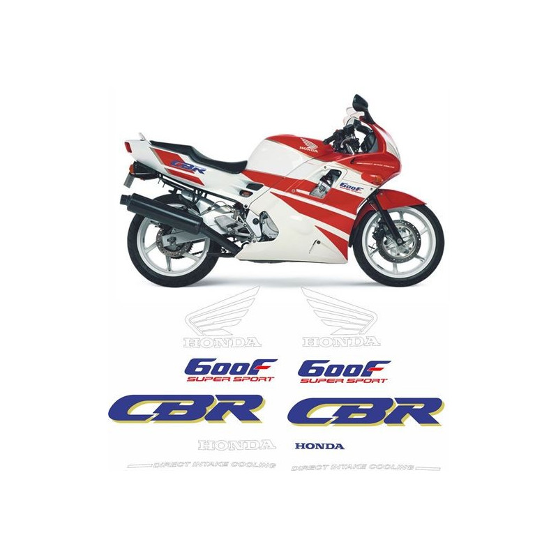 AUFKLEBER HONDA CBR 600F YEAR 1991-1992