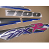 AUFKLEBER Suzuki GSX-R 1100 YEAR 1994 BLACK/GREY/BLUE