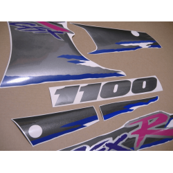 AUTOCOLLANT Suzuki GSX-R 1100 YEAR 1994 BLACK/GREY/BLUE