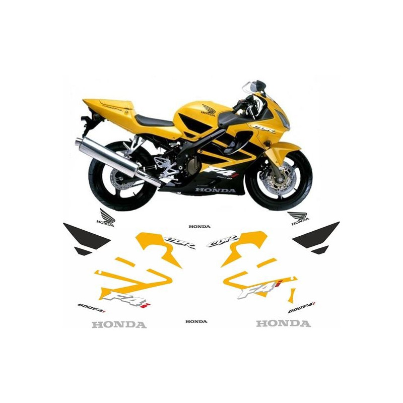 ADESIVOS HONDA CBR 600F4i YEAR 2001-2003