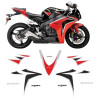 DECALS HONDA CBR 1000RR YEAR 2010 VERSION USA