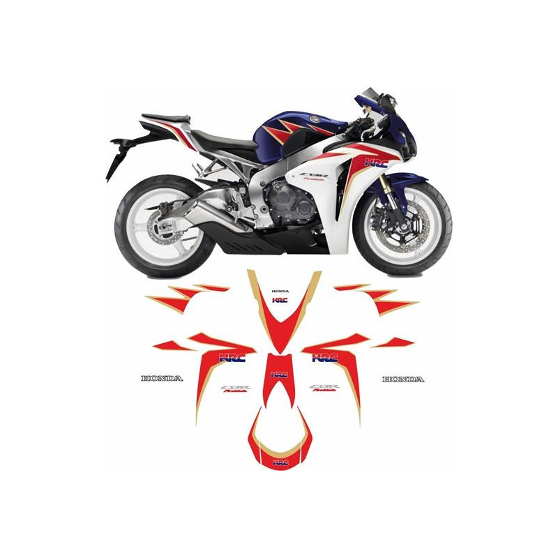 AUFKLEBER HONDA CBR 1000RR YEAR 2011 HRC