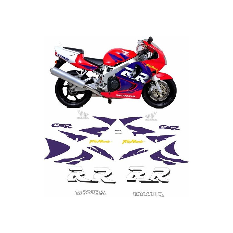 Honda CBR 900RR FIREBLADE YEAR 1998 ADESIVI