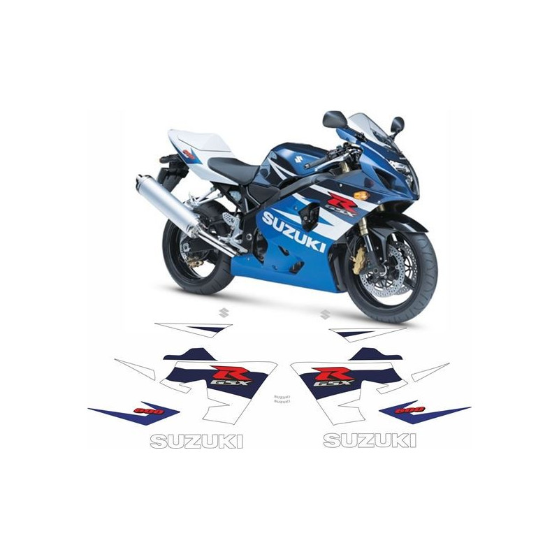 SUZUKI GSX-R 600 K4 YEAR 2004-2005 DECALS
