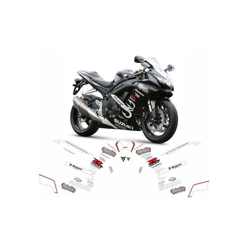 SUZUKI GSX-R 600 K6 YEAR 2006-2007 ADESIVI Relentless race