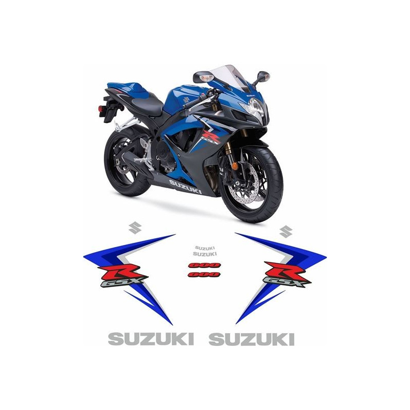 SUZUKI GSX-R 600 K7 YEAR 2007 AUTOCOLLANT