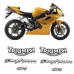 TRIUMPH 675 YEAR 2005-2006 Stickers