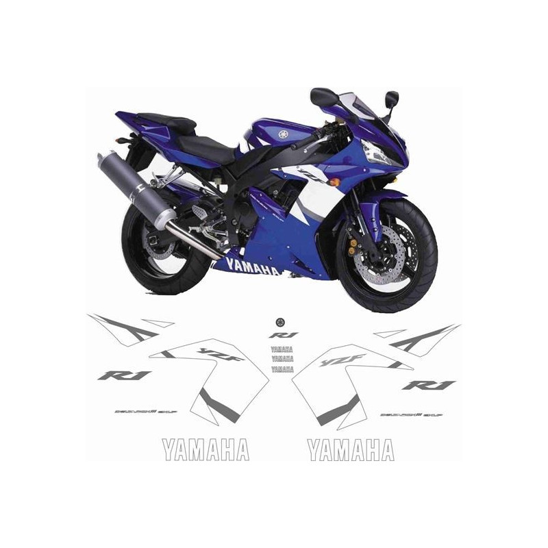 YAMAHA YZF R1 YEAR 2002 ADESIVI