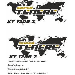 Yamaha XT 1200Z Super Tenere Givi - Touratech AUTOCOLLANT