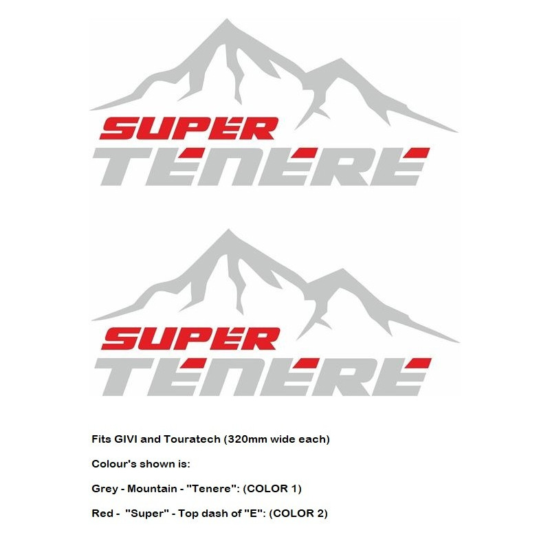 Yamaha XT Super Tenere Givi - Touratech AUFKLEBER