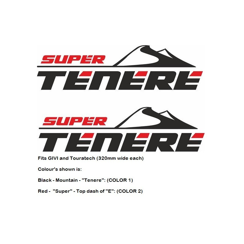 Yamaha XT Super Tenere Givi - Touratech ADESIVI