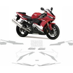 YAMAHA YZF R6 YEAR 2004-2005 DECALS