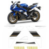 YAMAHA YZF R6 YEAR 2009 BLUE AUTOCOLLANT