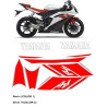 YAMAHA YZF R6 YEAR 2008 ADESIVOS