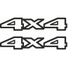 JEEP Cherokee "4x4" AUFKLEBER X2