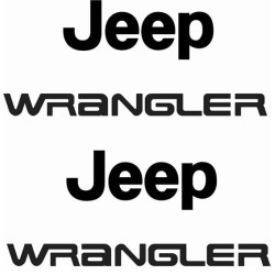 JEEP WRANGLER 1987 up ADESIVOS X2