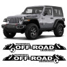 JEEP Wrangler Off Road ADHESIVOS X2