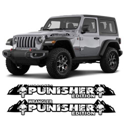 JEEP Wrangler "Punisher" ADHESIVOS X2