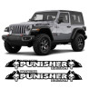 JEEP Wrangler "Punisher" AUTOCOLLANT X2