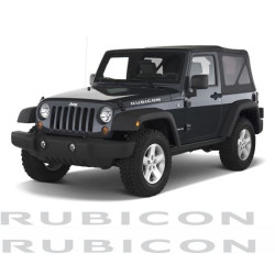 JEEP Wrangler "Rubicon" AUFKLEBER X2