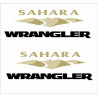 JEEP "Sahara Wrangler" DECALS X2