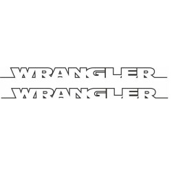 JEEP "Wrangler" side Bonnet ADESIVOS X2
