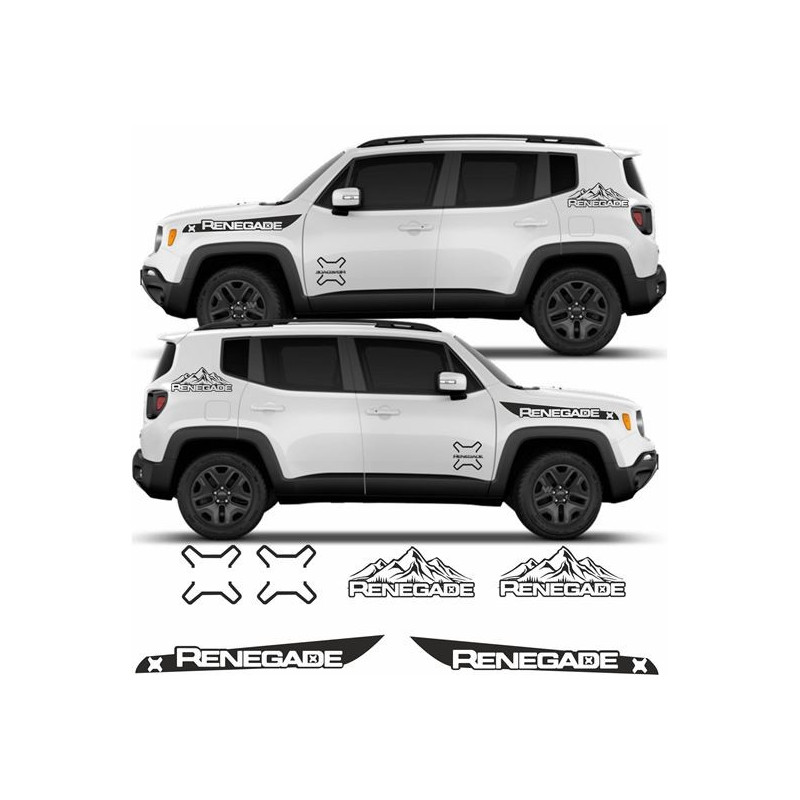 JEEP Renegade side autocollant