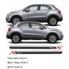 Fiat 500X side Stripes AUTOCOLLANT