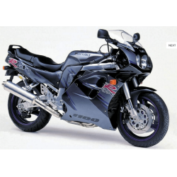 SUZUKI GSX-R 1100 YEAR 1993 BLACK GREY ADESIVOS