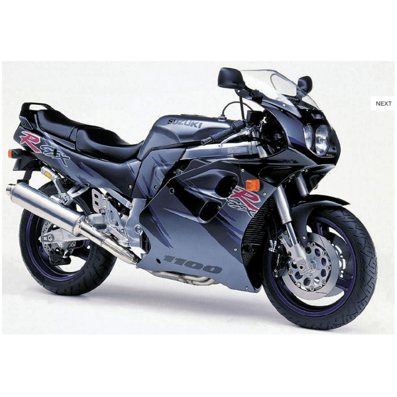 SUZUKI GSX-R 1100 YEAR 1993 BLACK GREY AUFKLEBER