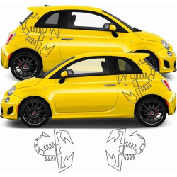 Fiat 500 / 595 Abarth Scorpion ADESIVOS