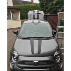 Fiat 500 / 595 Abarth  CARBON FIBRE AUTOCOLLANT